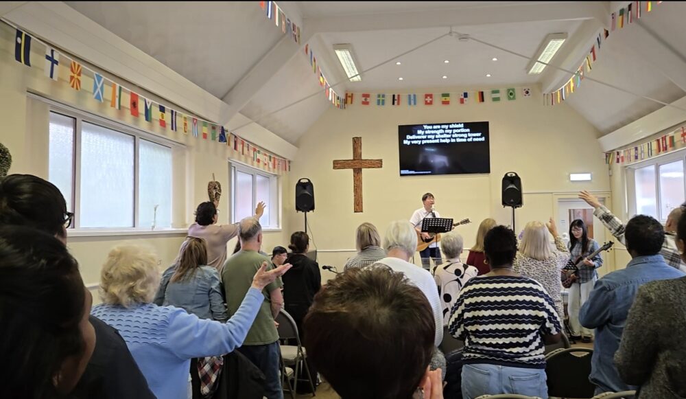 International community gathering